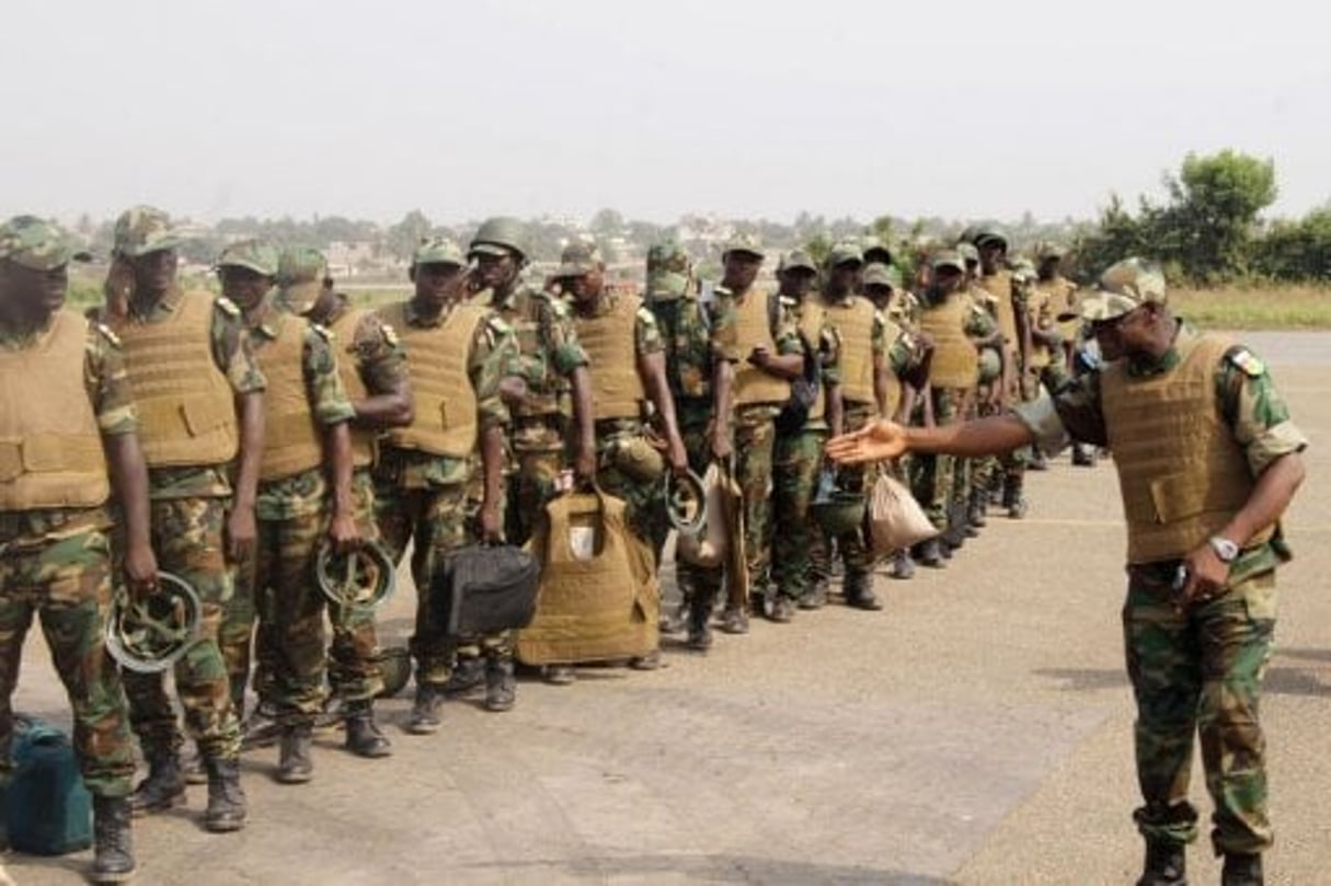 Mali: arrivée de 40 Togolais, premiers soldats de la force ouest-africaine © AFP