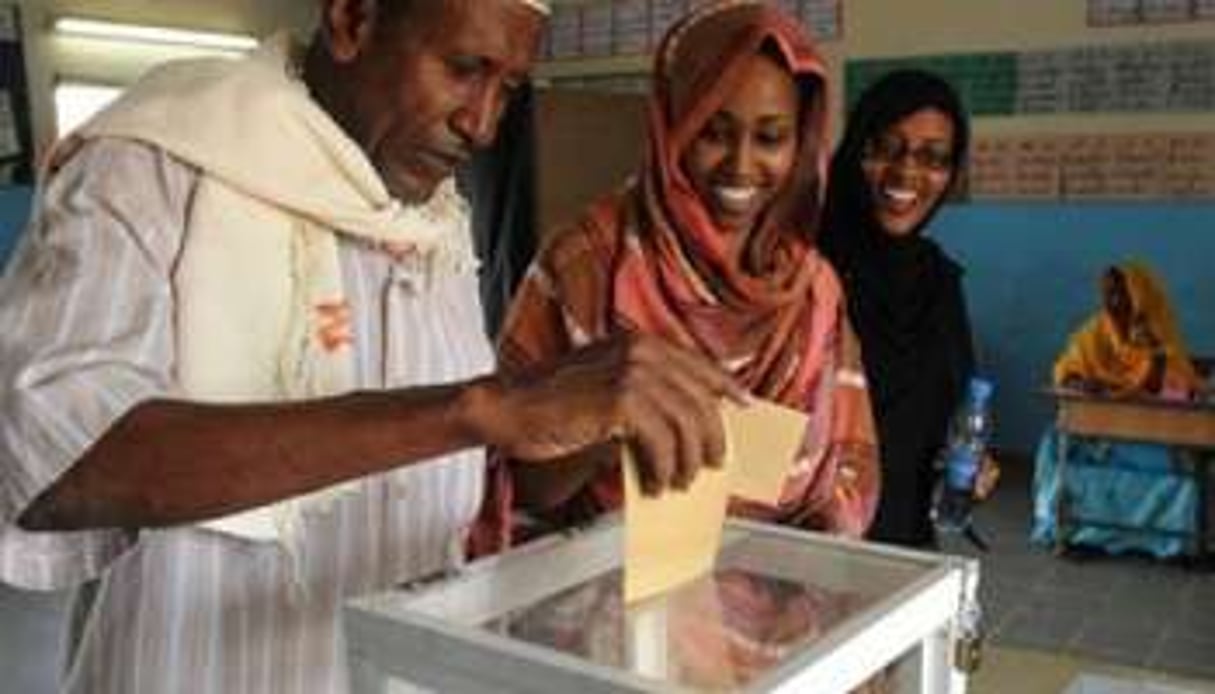 Un bureau de vote à Djibouti en avril 2011. © Simon Maina/AFP