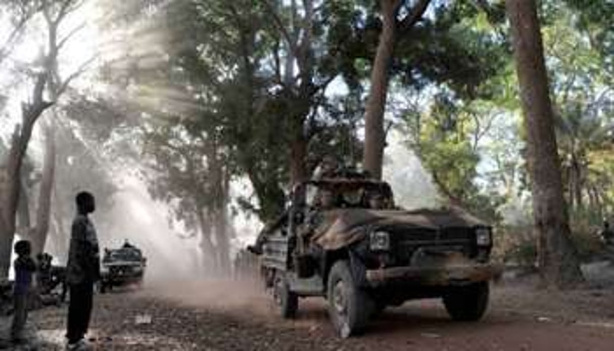 Soldats français le 20 janvier 2013 à Niono. © AFP