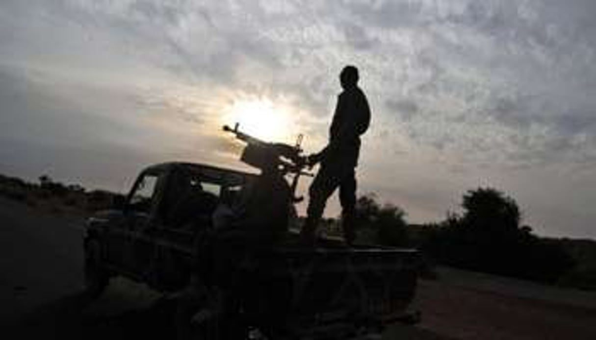 Une patrouille de l’armée malienne, le 22 janvier 2013. © Issouf Sanogo/AFP