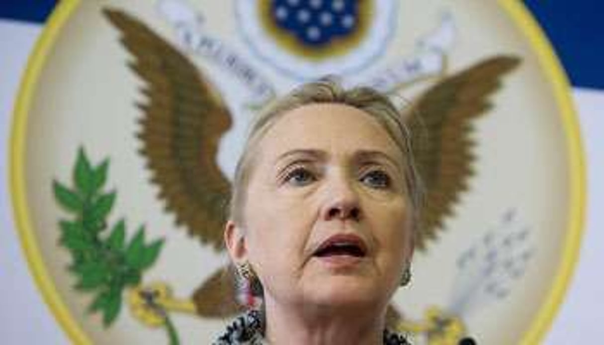 La secrétaire d’État américaine Hillary Clinton. © AFP