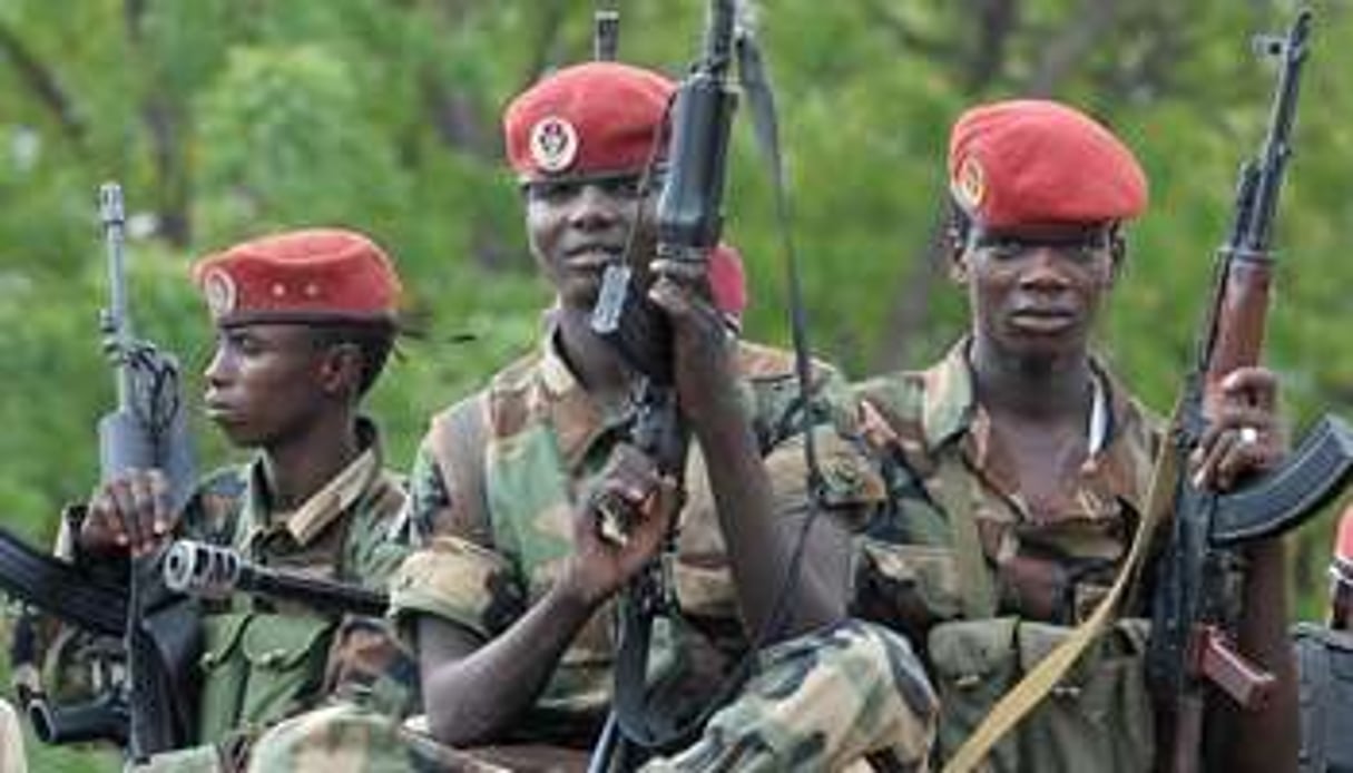 Des soldats tchadiens. © AFP
