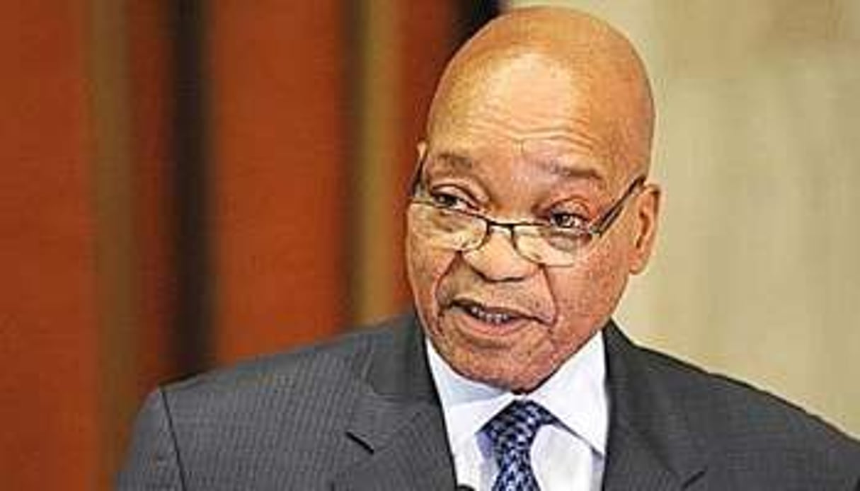 Le président sud-africain Jacob Zuma, dont le pays a obtenu la présidence de la Commission de l’UA © AFP