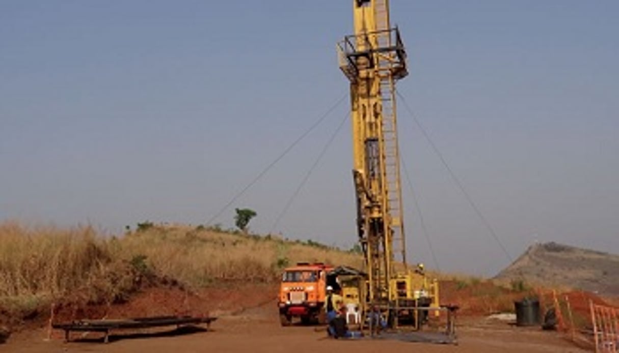 Les travaux à la mine d’or de Kibali, dans l’est de la RDC, ont commencé en juillet. L’État possède 10% des parts. © Randgold Resources