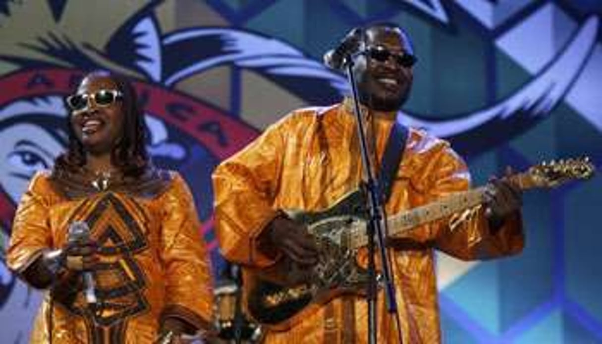 Le célèbre couple malien Amadou et Mariam. © Reuters
