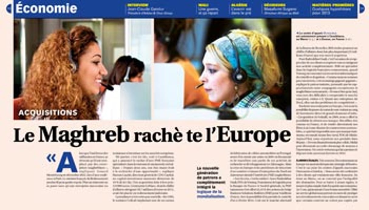 Cette semaine dans Jeune Afrique, le Maghreb rachète l’Europe.