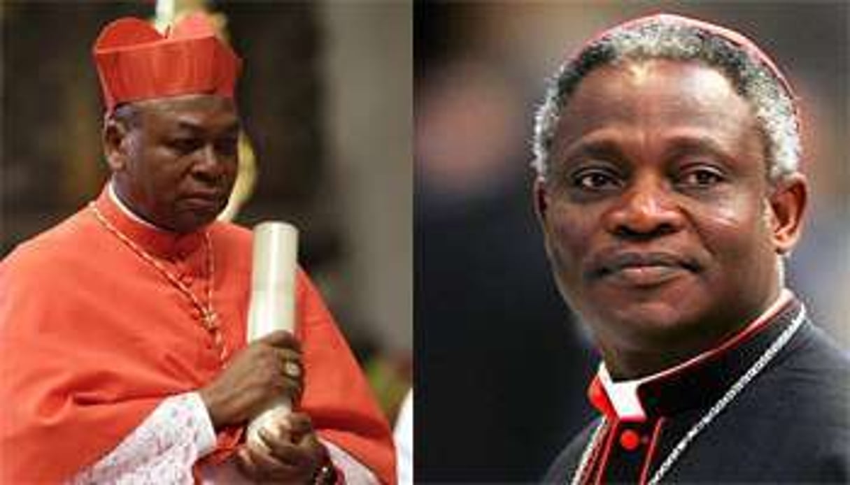 Le Nigérian John Onaiyekan et le Ghanéen Peter Turkson sont des papabili crédibles. © Reuters/DR