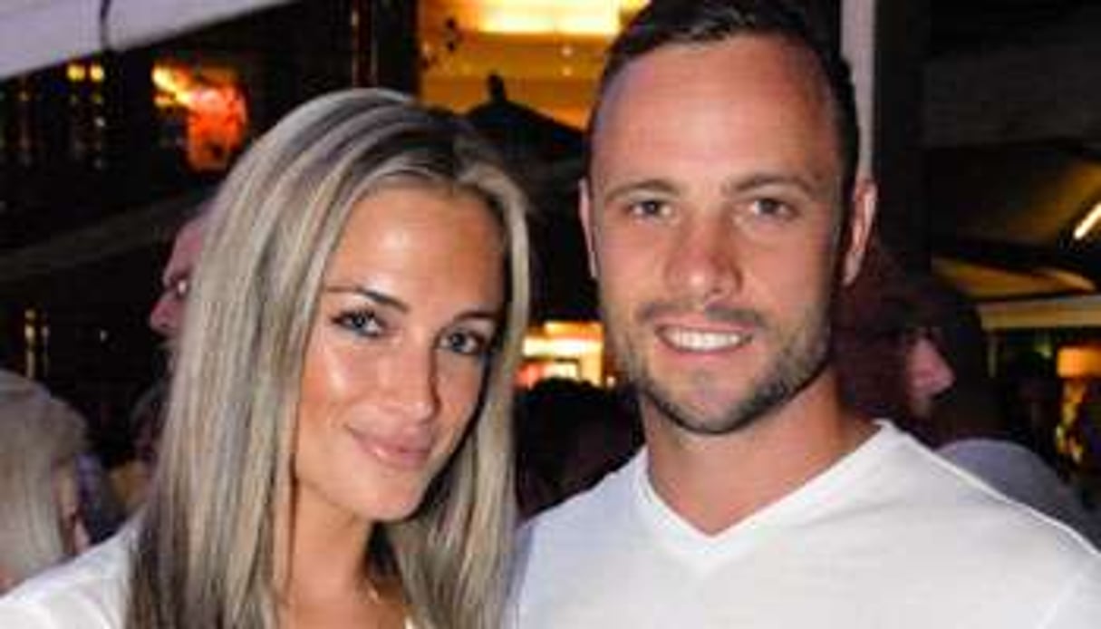 Reeva Steenkamp et Oscar Pistorius. © AFP