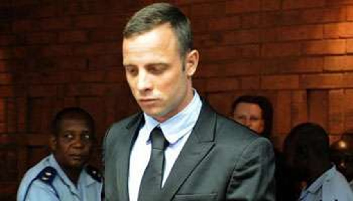 Oscar Pistorius, le 20 février au Tribunal de Pretoria. © AFP