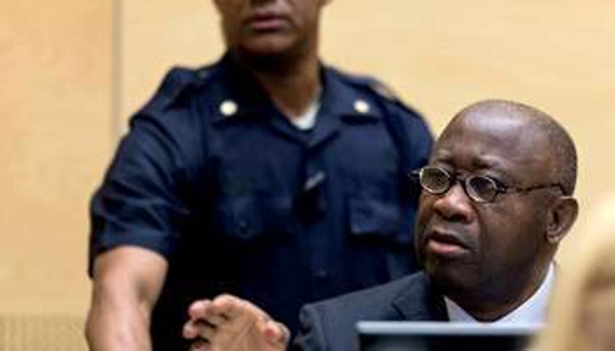 Laurent Gbagbo, le 19 février, à La haye. © Michael Kooren, Pool/AP/SIPA