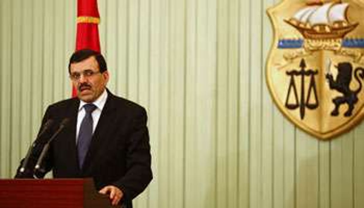 Ali Larayedh, Premier ministre tunisien. © Reuters