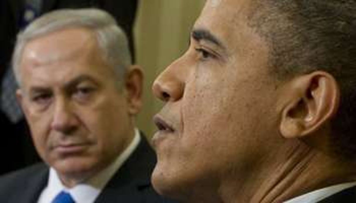 Barack Obama et Benyamin Netanyahou à Washington le 5 mars 2012. © AFP