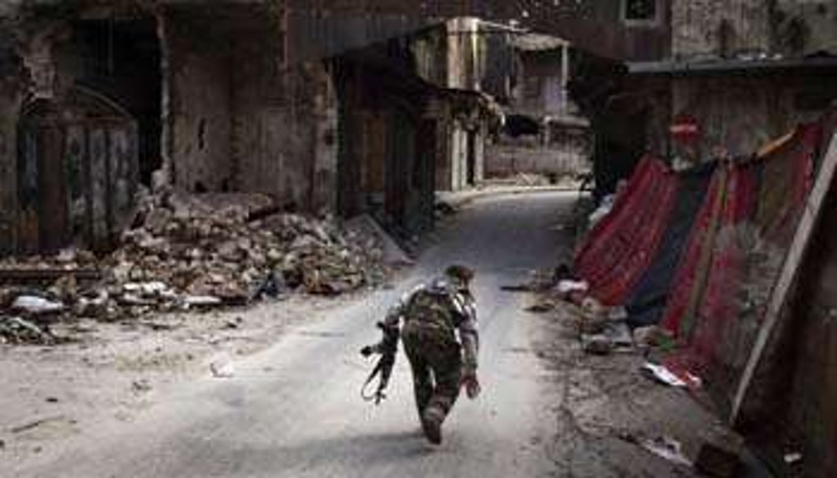 Un combattant rebelle, le 11 mars 2013, à Alep. © AFP