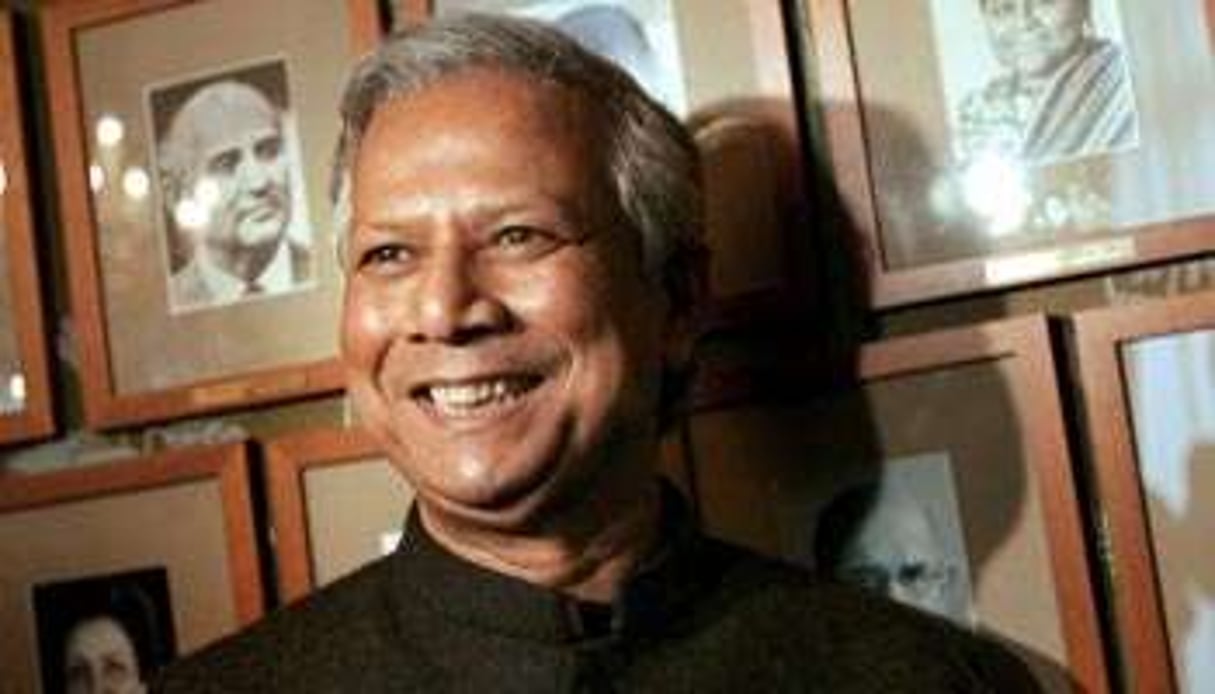 Pour Muhammad Yunus, le social business peut s’appliquer partout dans le monde. © AFP