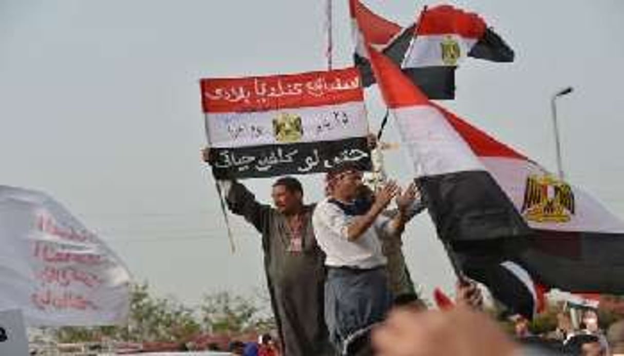 Des manifestants hostiles aux Frères musulmans au Caire le 15 mars 2013.