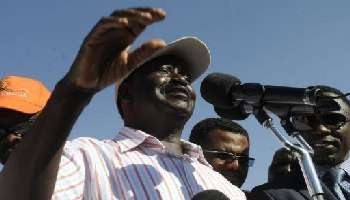 Raila Odinga le 12 mars 2013 à Nairobi. © AFP