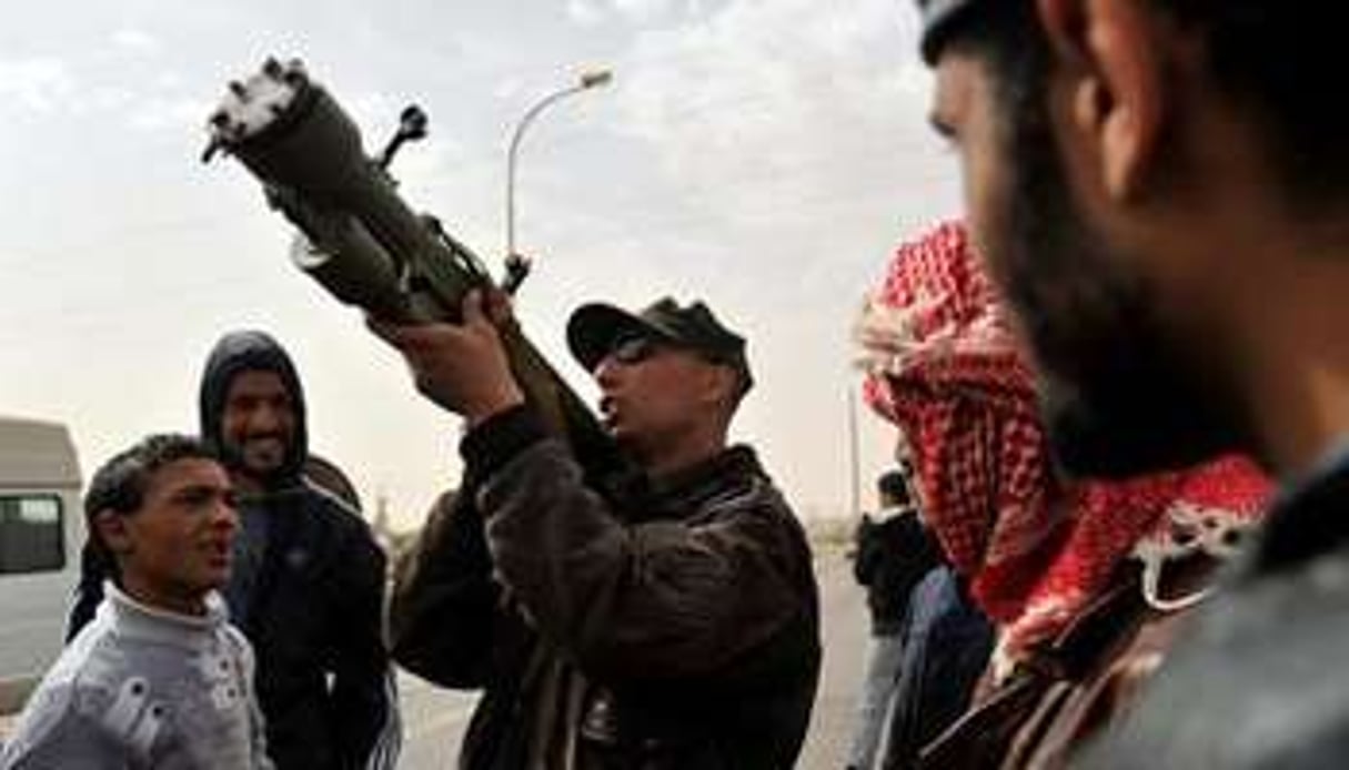 Un SA-7 aux mains de rebelles libyens. © AFP