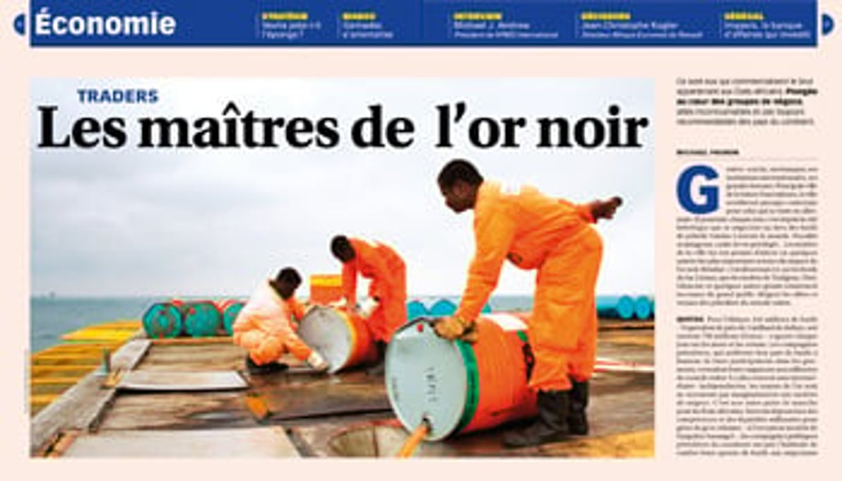 Cette semaine, Jeune Afrique enquête sur les négociants du pétrole africain.