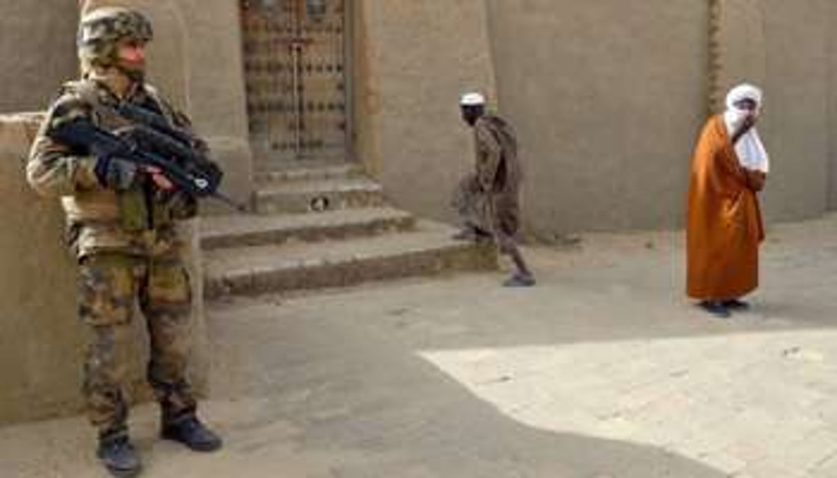 Un militaire français, le 31 janvier 2013 à Tombouctou. © AFP