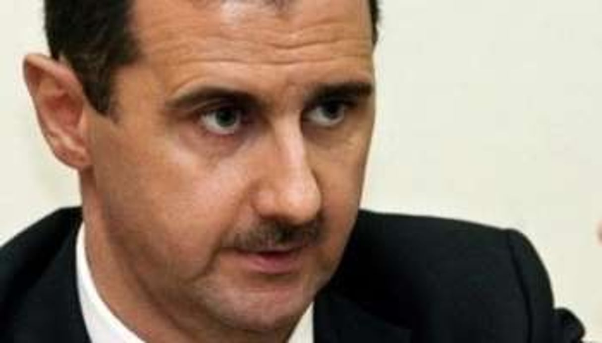 Pour Bachar al-Assad, il n’a jamais été question de révolution. © AFP