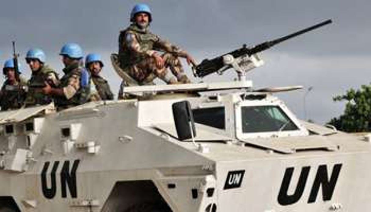 Des Casques bleus de l’ONU en Côte d’Ivoire le 10 décembre 2011. © AFP