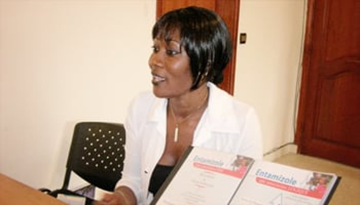 Une visiteurse médicale de Tridem Pharma en Côte d’Ivoire. DR