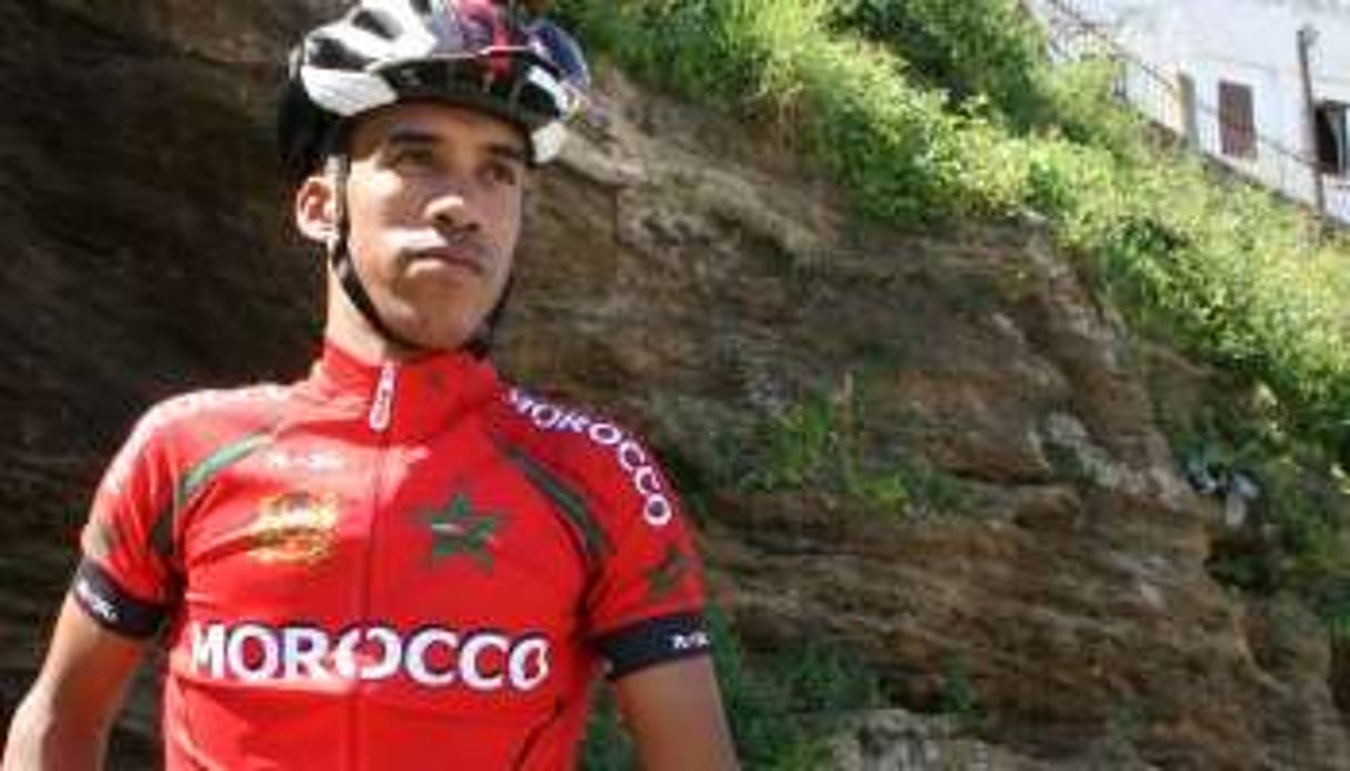 Essaïd Abelouache, vainqueur de la première étape du Tour du Maroc 2013. © Benjamin Roger pour J.A.
