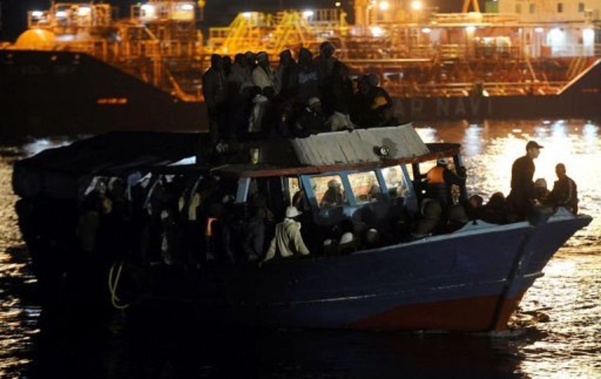 Italie: deux immigrés meurent d’hypothermie avant d’arriver au port de Lampedusa © AFP