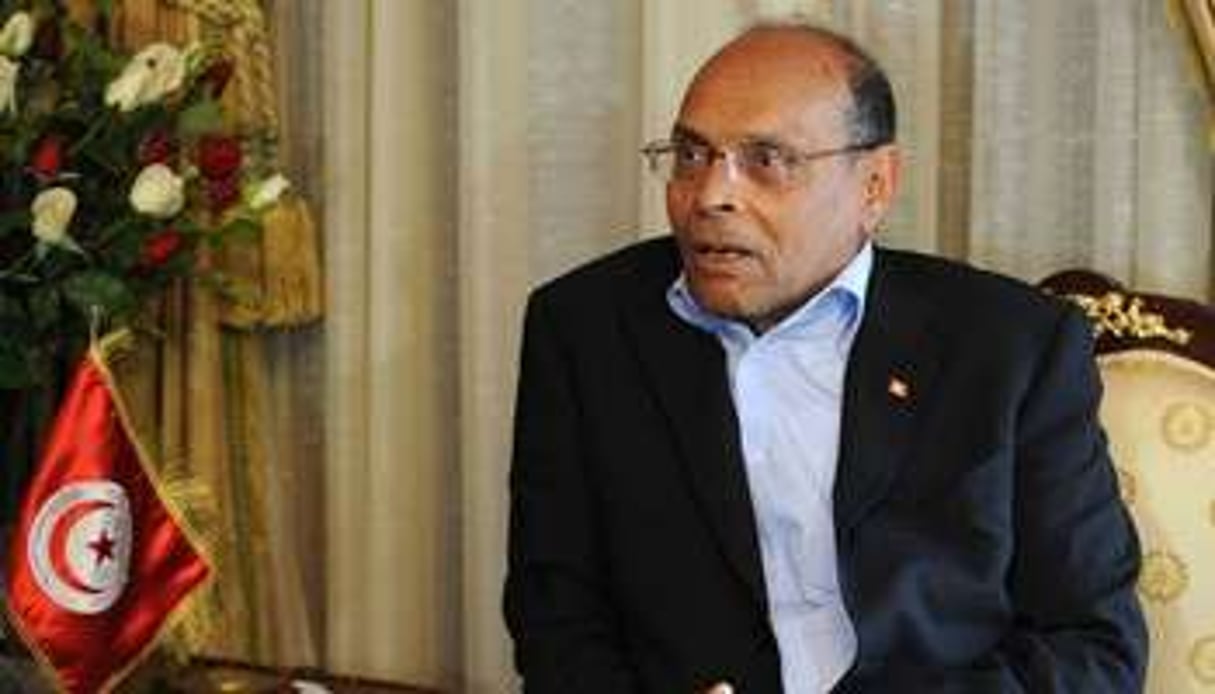 Le président tunisien Moncef Marzouki, le 20 février 2013 à Tunis. © AFP