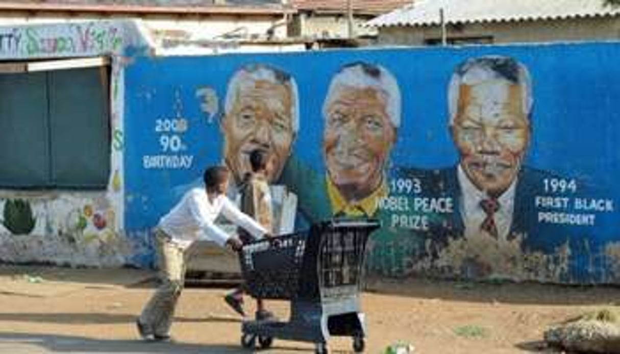 Nelson Mandela n’est pas apparu en public depuis la finale du Mondial de football, en juillet 2010. © AFP