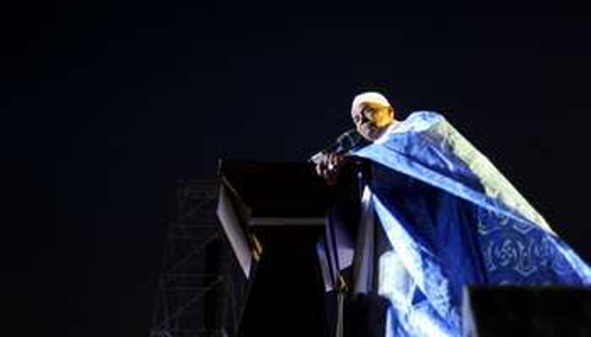 Abdoulaye Wade, le 24 Février 2012, à Dakar. © Emilie Régnier pour JA