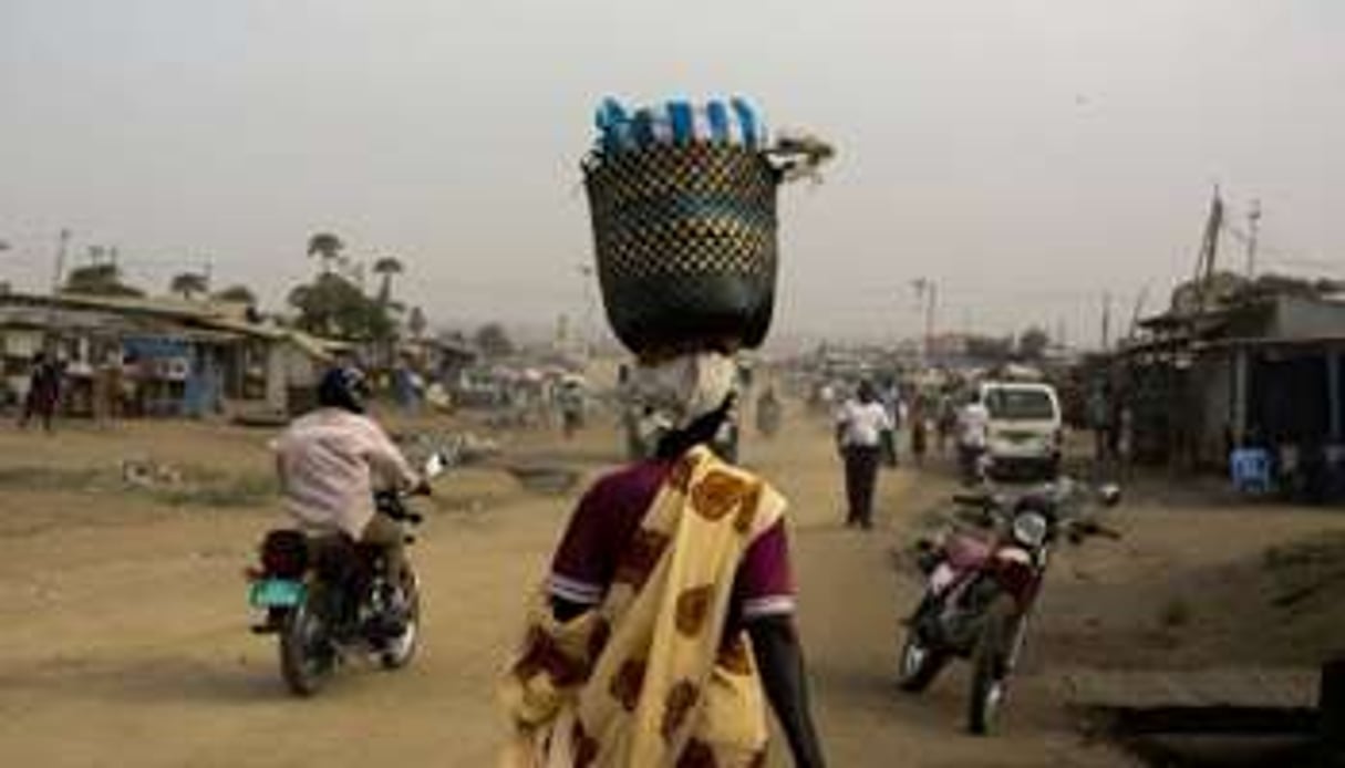 Le marché de Juba. © AFP