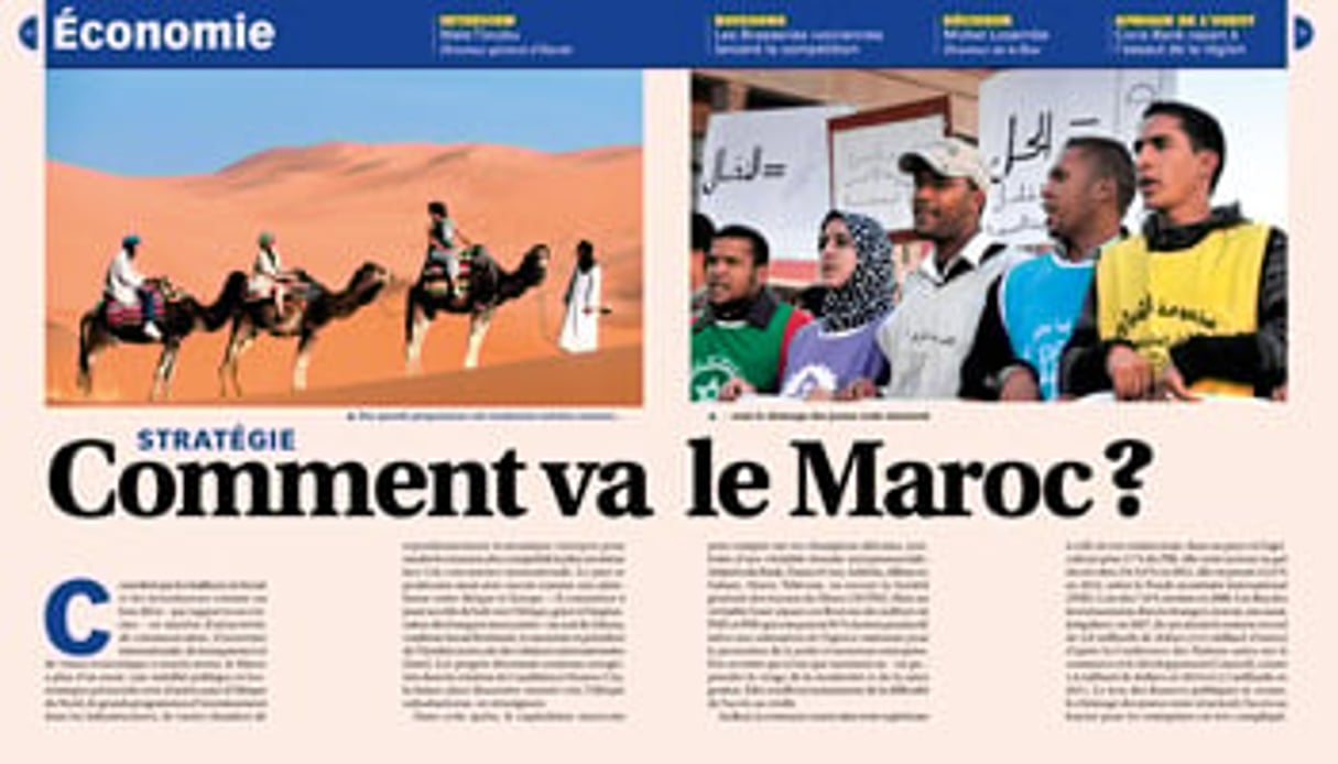 Cette semaine dans Jeune Afrique, comment va le Maroc ?