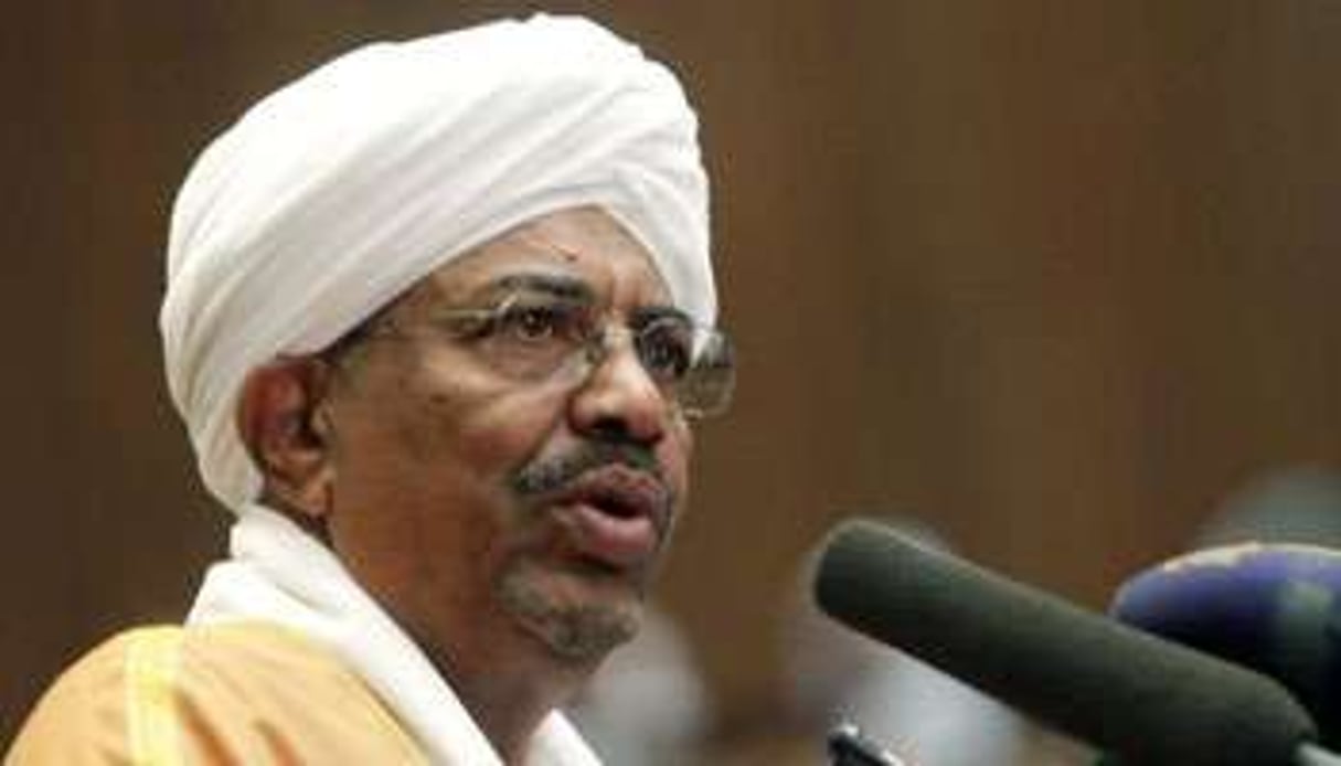 Le président soudanais Omar el-Béchir à Khartoum, le 1er avril 2013. © AFP