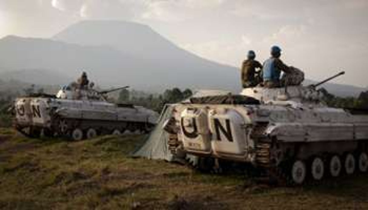 Des soldats de la Monusco dans le Nord-Kivu. © AFP