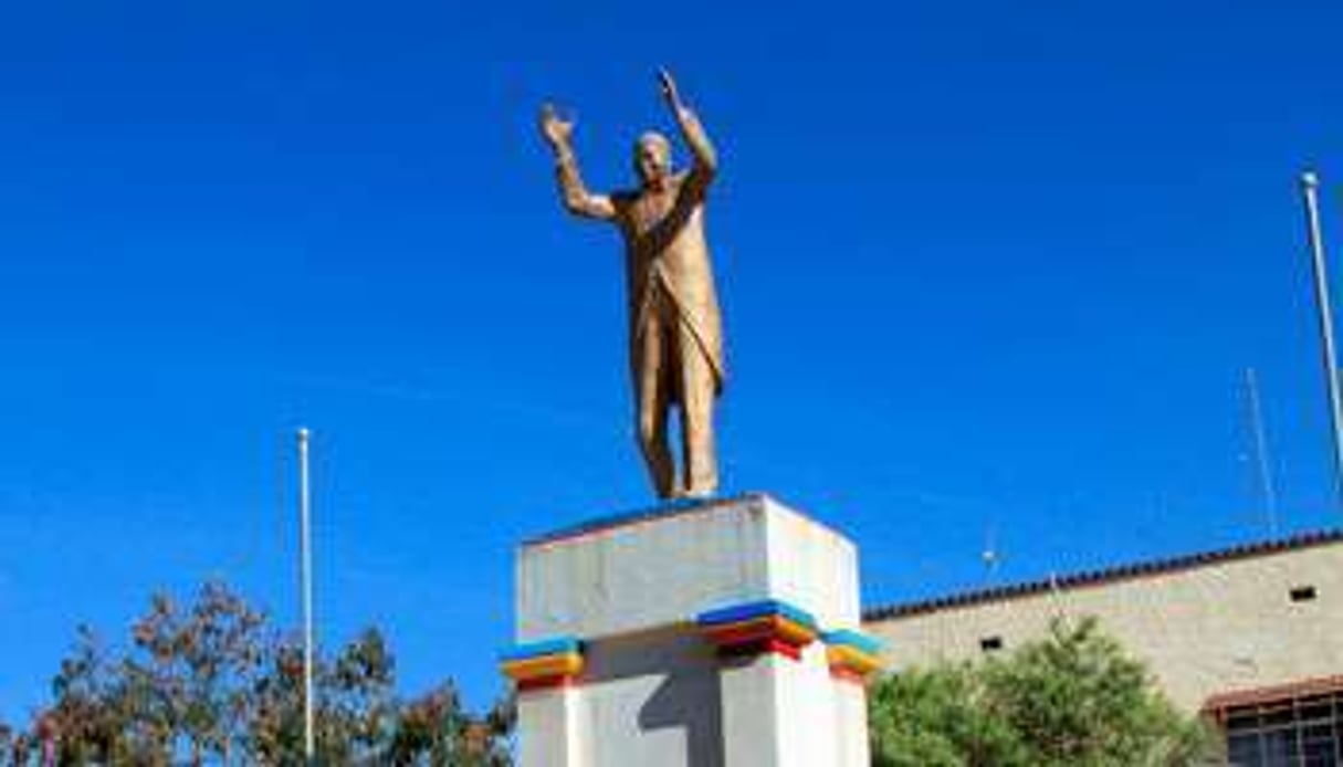 La statue de moïse Tshombe à Lubumbashi. © Baudoin Mouanda pour J.A.