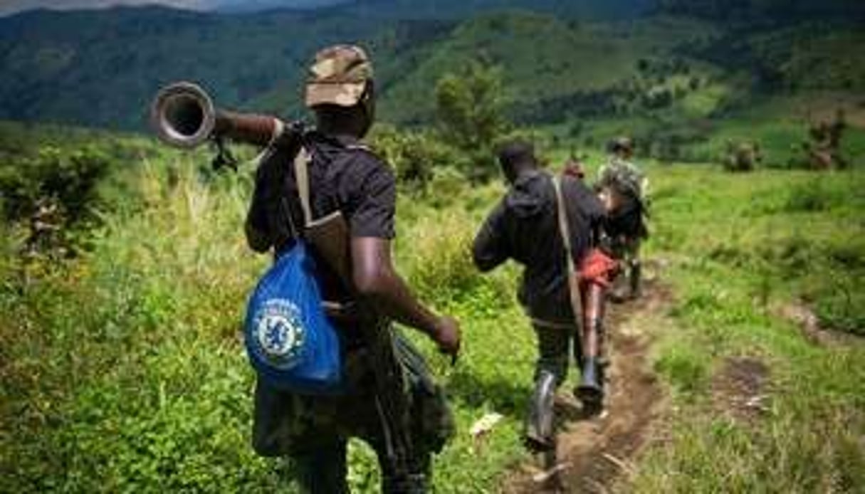 Des combattants de la rébelllion M23, dans l’est de la République démocratique du Congo, en novem © AFP