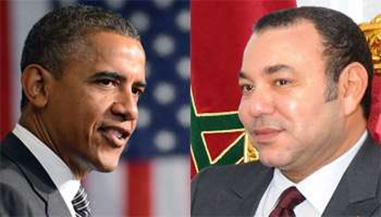 Barack Obama et Mohammed VI. © AFP/Montage J.A.