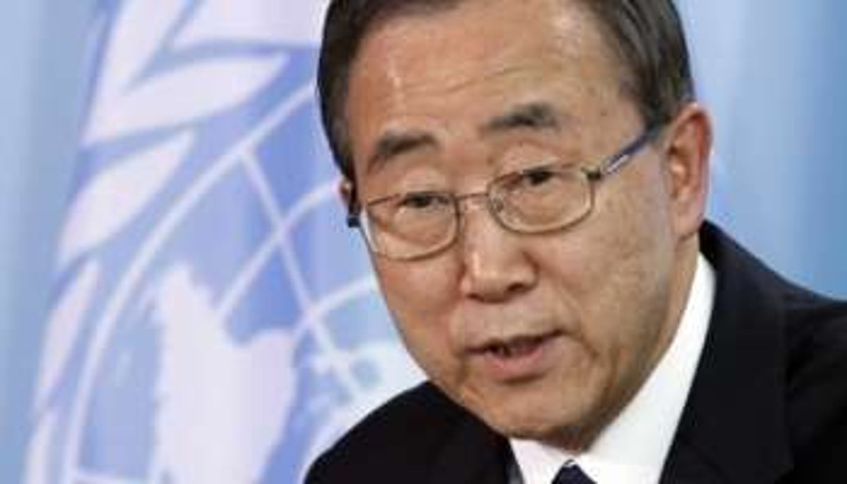 Ban Ki-Moon, secrétaire général des Nations unies. © AFP