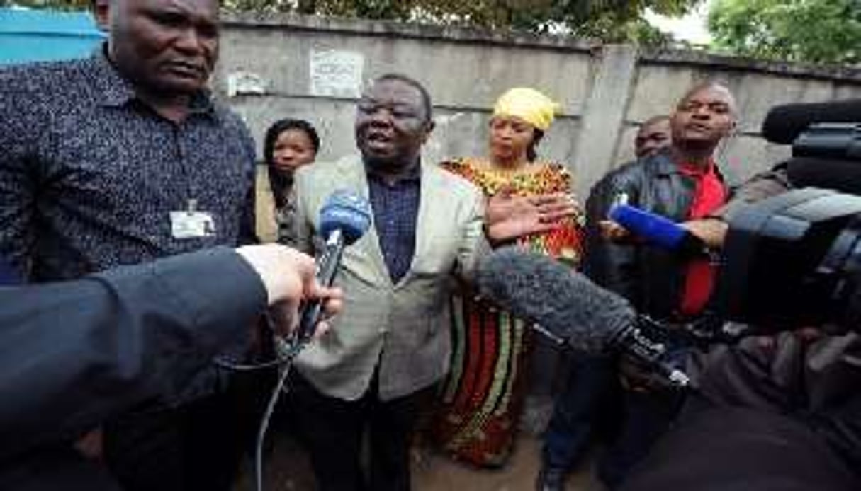 Le Premier ministre du Zimbabwe Morgan Tsvangirai, le 16 mars 2013. © AFP