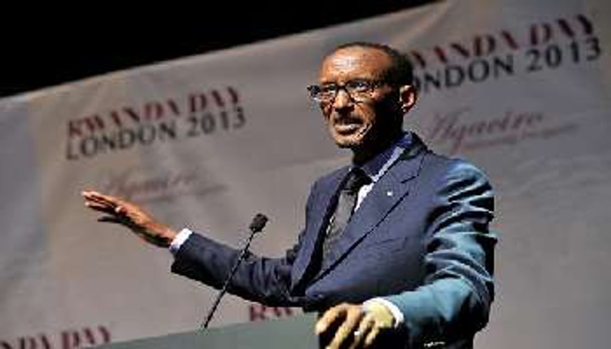 Le président rwandais Paul Kagamé, à Londres le 19 mai 2013. © Présidence rwandaise