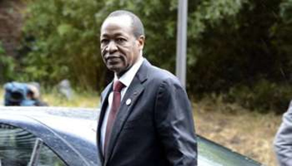 Le président burkinabè Blaise Compaoré, le 15 mai 2013 à Bruxelles. © AFP