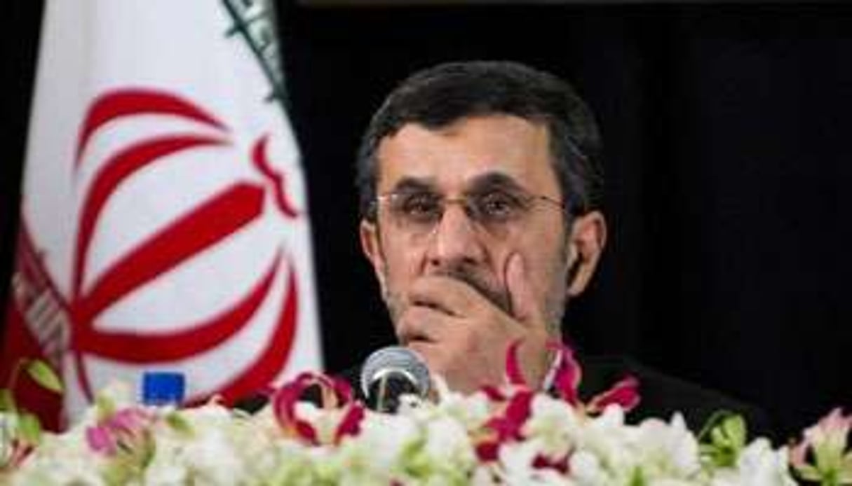 Le président sortant Mahmoud Ahmadinejad. © AFP