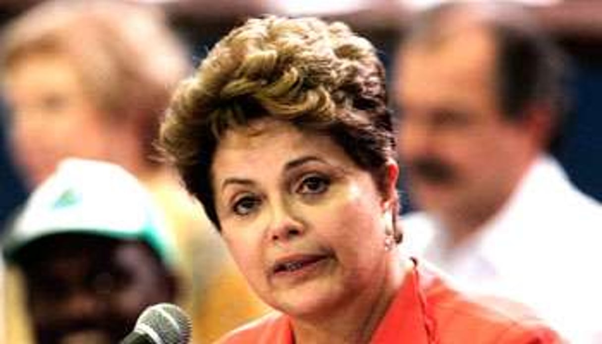 Dilma Roussef, la président du Brésil. © Helvio Romero/AFP
