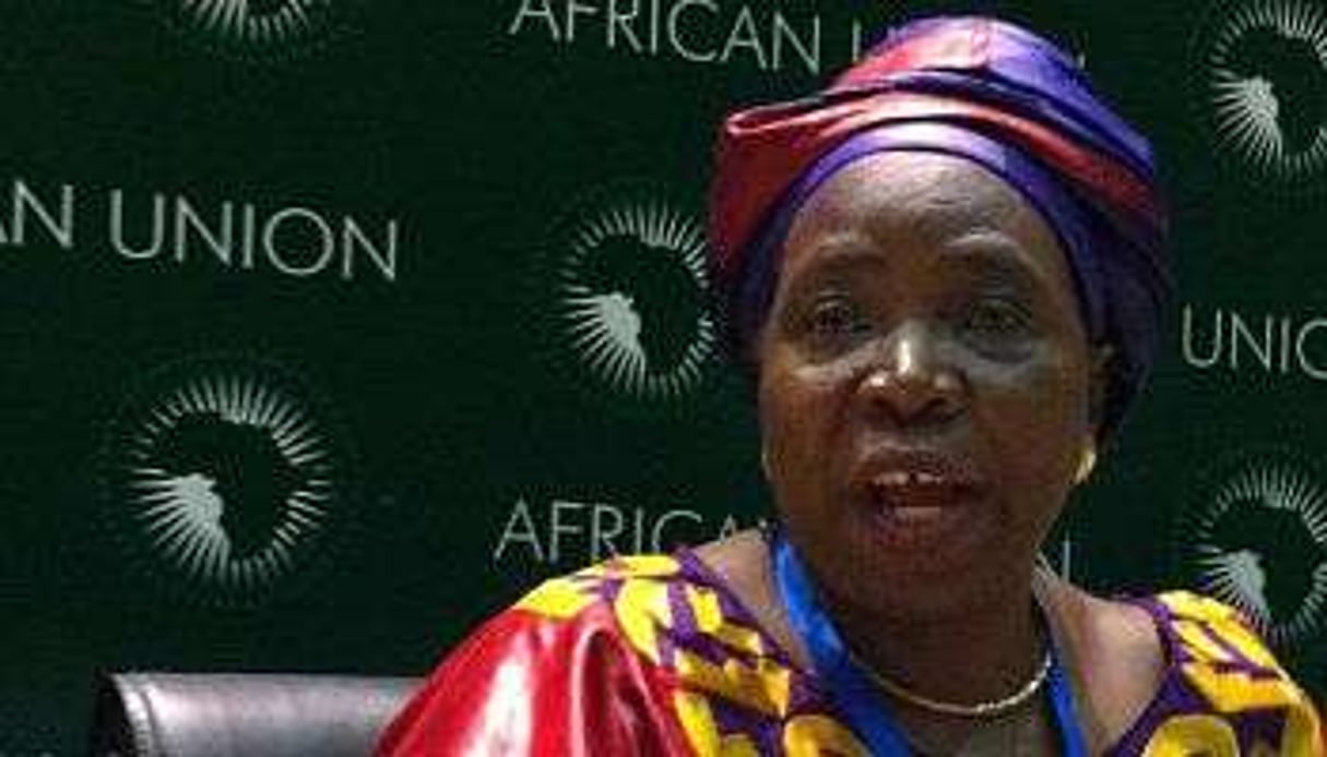 Nkosazana Dlamini-Zuma est la première femme à la tête de l’UA. © AFP