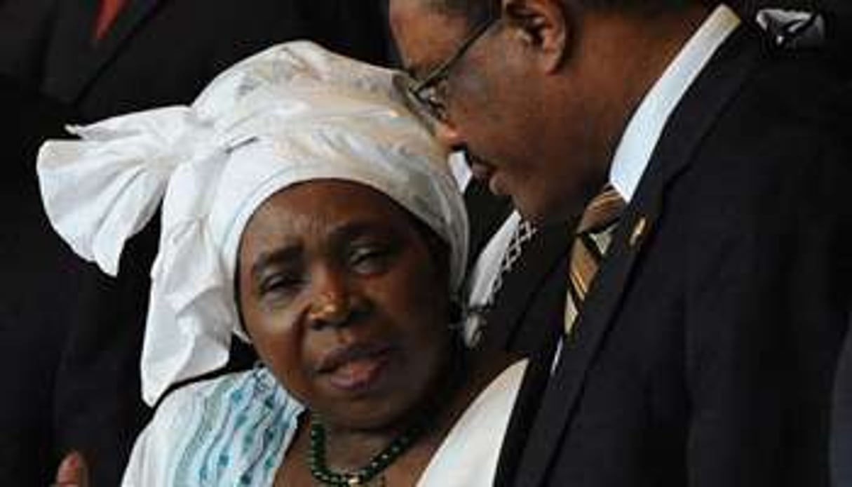 Nkosazana Dlamini-Zuma et Hailemariam Desalegn, le 25 mai à Addis-Abeba. © AFP