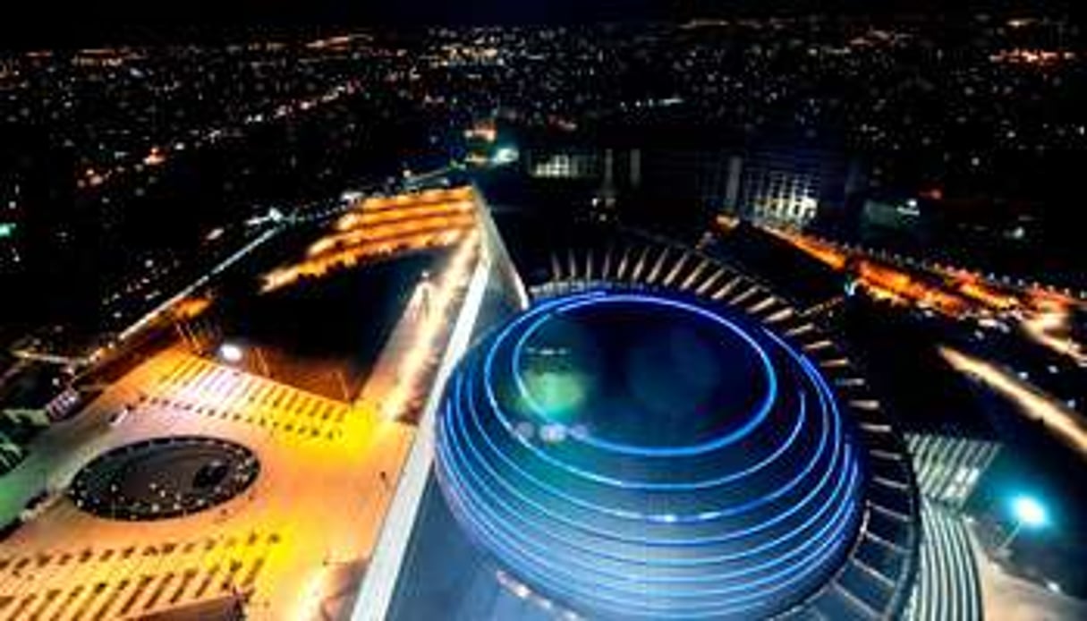 Le nouveau centre de conférences de l’Union africaine à Addis-Abeba. © Sven Torfinn/Panos-Rea