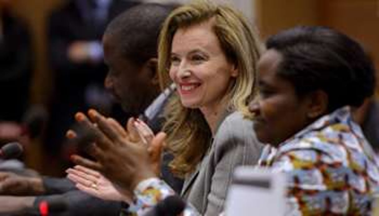 Valérie Trierweiler assiste à un panel du Conseil des droits de l’homme de l’ONU, le 30 mai 2013. © AFP