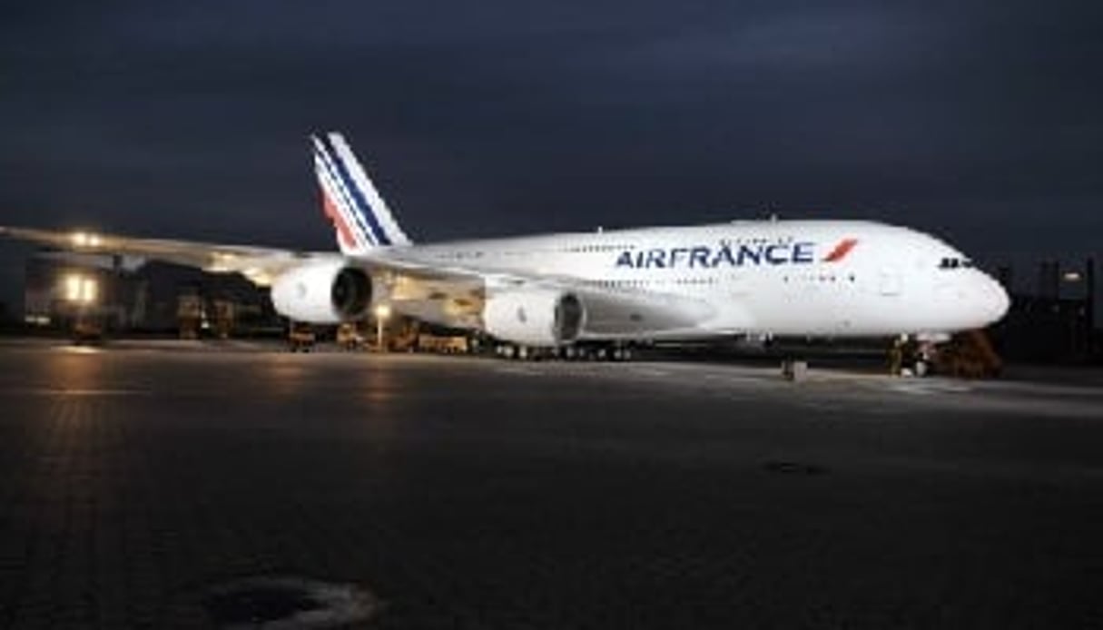 Air France fait atterrir l’A380 à Abidjan. © AFP