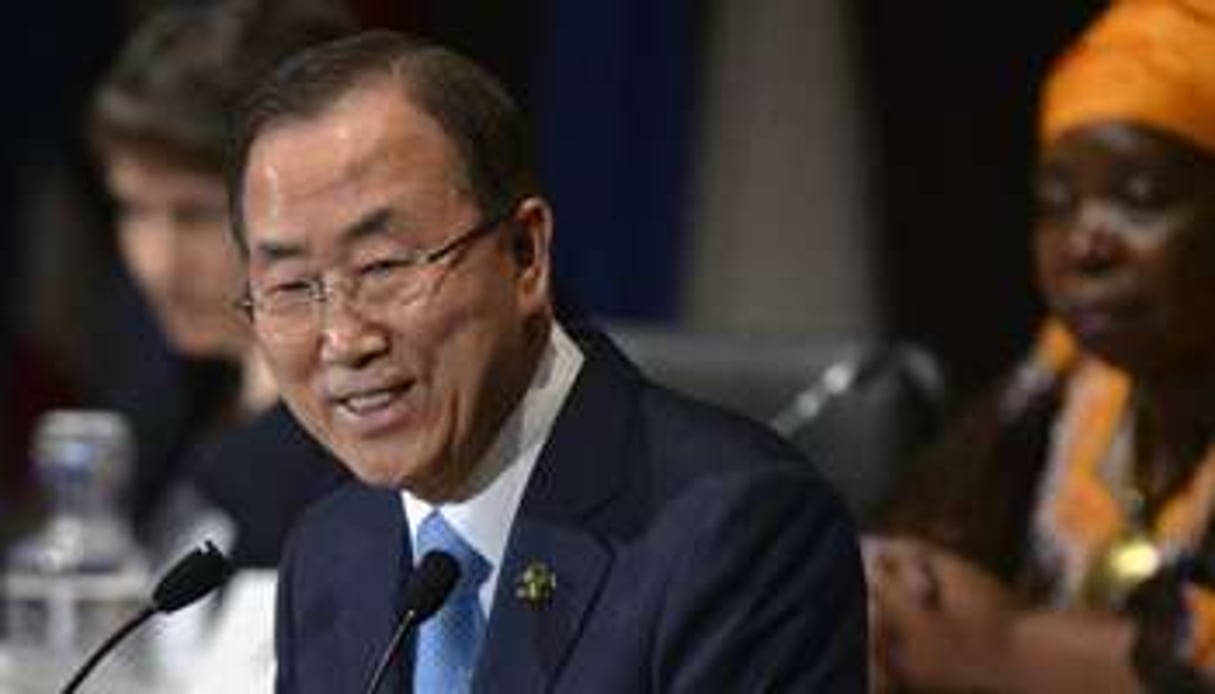 Ban ki-Moon, le secrétaire général de l’ONU, le 1er juin. © AFP